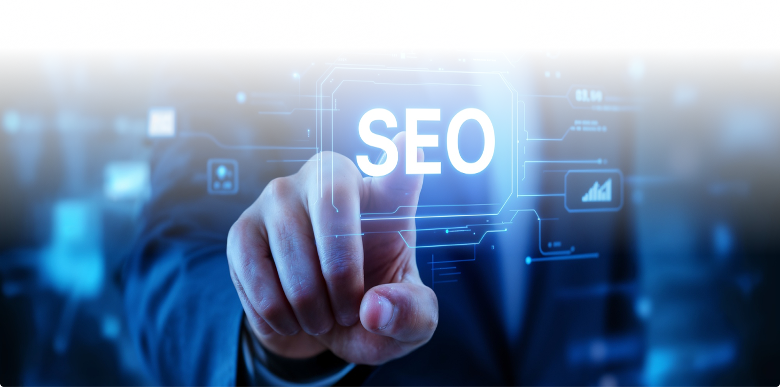 SEO analytics and organic search performance dashboard